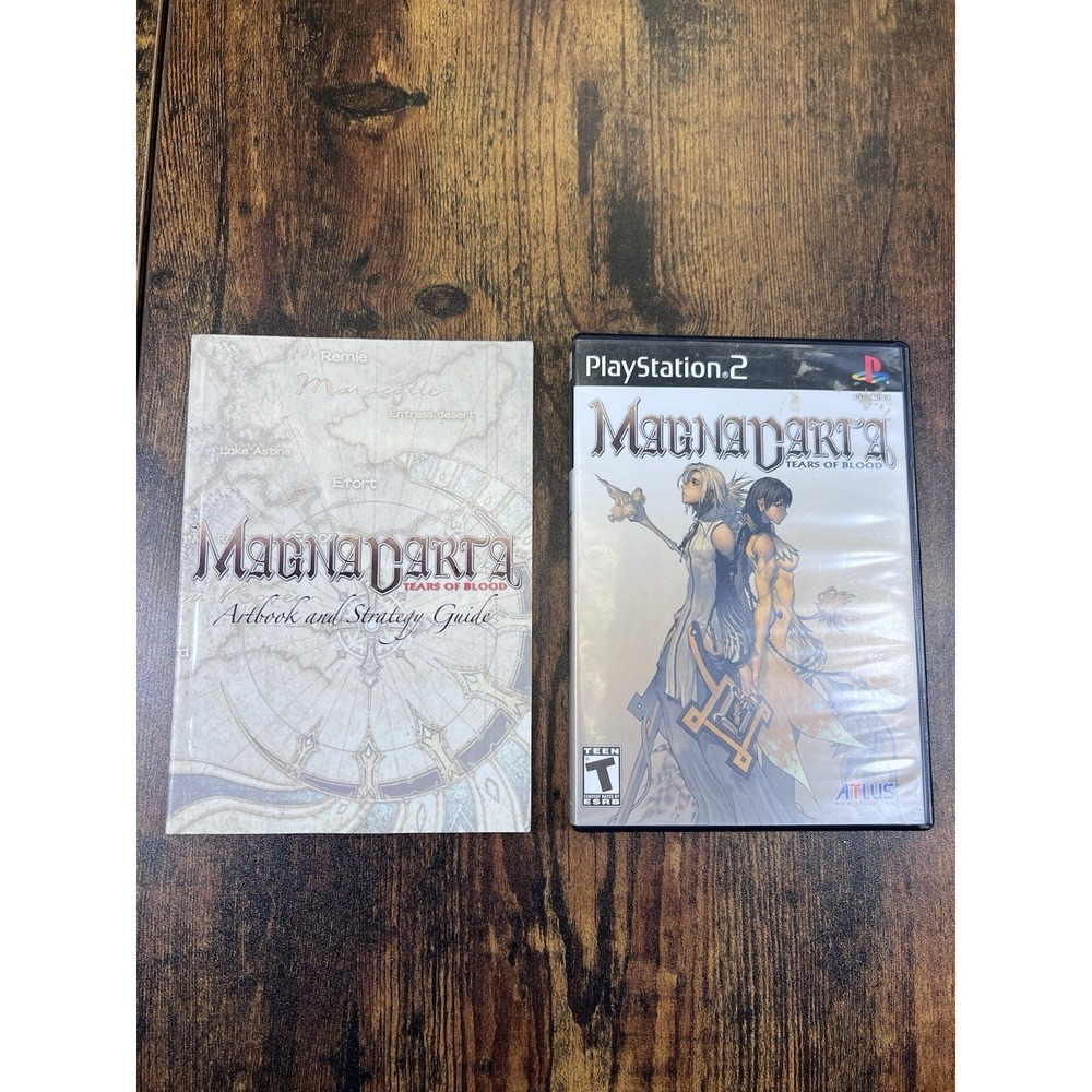 Magna Carta: Tears of Blood for the PlayStation 2 Complete With Strategy Guide